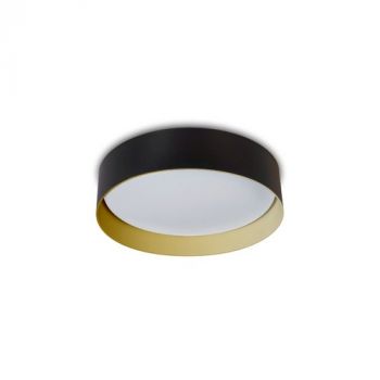 Spazio 8958.1 Crown Interior, Surface mounted, 3CCT Ceiling fitting with metal body and polycarbonate diffuser (Multiple Colours/Finishes)