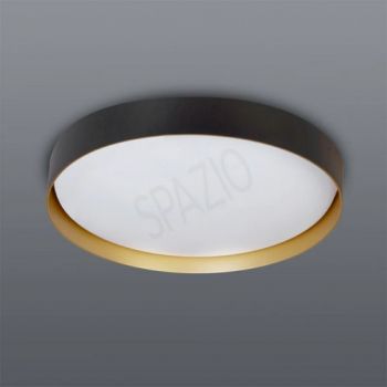 Spazio 8958.3 Crown Interior, Surface mounted, 3CCT Ceiling fitting with metal body and polycarbonate diffuser (Multiple Colours/Finishes)