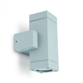 Spazio WYN-9257/51 Frisk Twice Outdoor Wall Lights 2 x 10W Matt Grey
