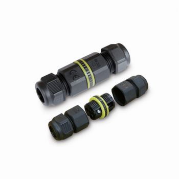 Spazio CON.007 IP68 Connector 3 Pole Black