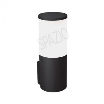 Spazio WYN-DR2.570.000.AYM1L Amelia 8W wall fitting with shockproof resin 4000K Outdoor Wall Light Black