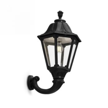 Spazio Wall Light E35.132.000.AXQ1R Ofir / Noemi 30W Black Classic Design Wall Lantern