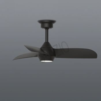 Spazio Ceiling Fan FA.001.30, FA.001.31 Fan-Tastic Interior, decorative ceiling fan with metal body, acrylic diffuser and ABS blades (Multiple Colours/Finishes)