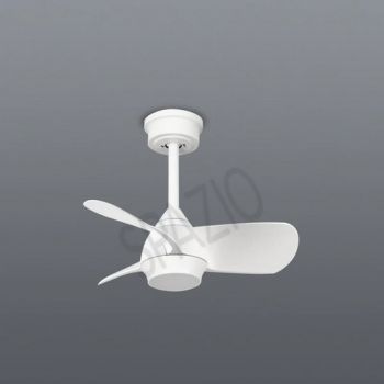 Spazio FA.002.31 Fan-Tasy 22W Interior, decorative ceiling fan with metal body, acrylic diffuser and ABS blades, dimmable LED light source. Includes remote control White