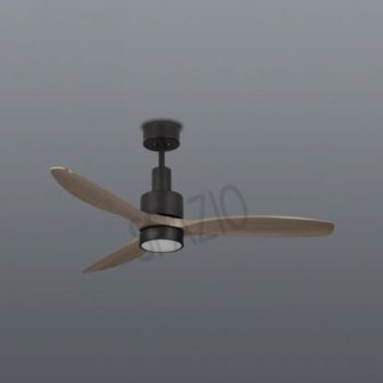 Spazio Ceiling Fan FA.101.3020, FA.101.3160 Fan-Atic Interior, decorative ceiling fan with metal body, acrylic diffuser and solide wooden blades (Multiple Colours/Finishes)