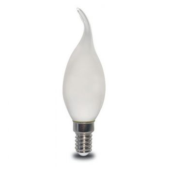 Spazio LA1.03752 C37 dimmable flame LED filament lamp.