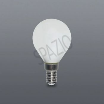 Spazio LA3.04501 4.5W G45 LED dimmable filament lamp with an E14 base, opal diffuser 3000K