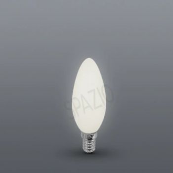 Spazio LA3.03501 C35 4.5W E14 LED Dimmable Filament lamp with opal diffuser 3000K