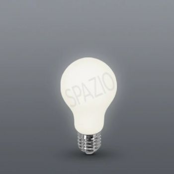 Spazio LA3.06002 A60 6W LED Dimmable Filament lamp with E27 base, Opal diffuser 4000K