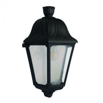 Spazio Outdoor Wall Light M28.000.000.AXE27 Daria Wall mounted lantern with shockproof resin body and PMMA diffuser 60W Black