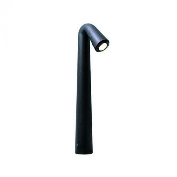 Spazio Bollard ST1.531.000.AXZ1R, ST1.531.000.AXZ1L shockproof resin body and clear polycarbonate diffuser 1.7W (Multiple Colours/Finishes)