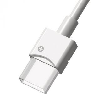 Spazio T.CON101 Solid Tube Connector Strip To Power Connector For Exterior Led Tapelight.Sold In Packs Of 10.