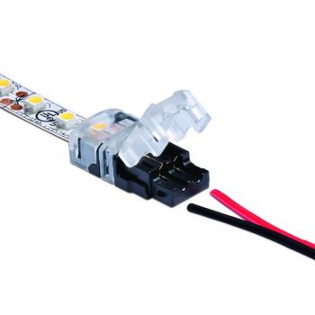 Spazio Strip Light Accessory T.CON006 Hippo Clip Strip To Wire Connection (10mm Tape Sold 10 per pack)