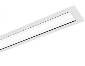 Spazio Ceiling Light TNC1130.25114.31, TNC1130.25114.30, TNC1130.25114.05 T-Uni Recessed-1130Mm-Modular System With An Extruded Aluminium Body And Polycarbonate Diffuser 25W (Multiple Colours/Finishes)