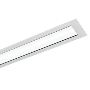Spazio Ceiling Light TNC1410.32114.31, TNC1410.32114.30, TNC1410.32114.05 T-Uni Recessed-1410Mm-Modular System With An Extruded Aluminium Body And Polycarbonate Diffuser 32W (Multiple Colours/Finishes)