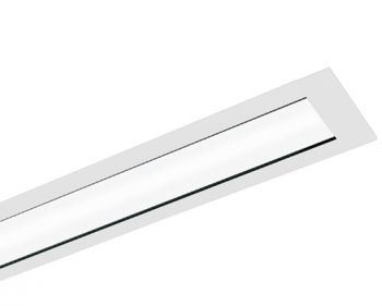 Spazio Ceiling Light TNC1690.38114.31, TNC1690.38114.30, TNC1690.38114.05 T-Uni Recessed-1690Mm-Modular System With An Extruded Aluminium Body And Polycarbonate Diffuser 38W (Multiple Colours/Finishes)