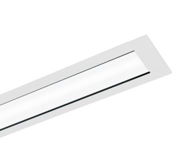 Spazio Ceiling Light TNC2530.57113.31, TNC2530.57113.30, TNC2530.57113.05 T-Uni Recessed-2530Mm-Modular System With An Extruded Aluminium Body And Polycarbonate Diffuser 57W (Multiple Colours/Finishes)
