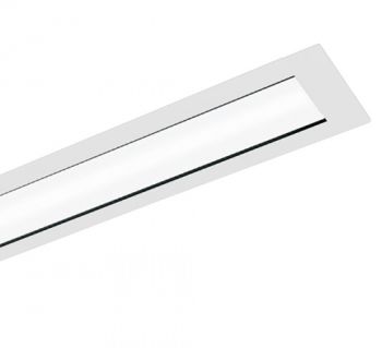 Spazio Ceiling Light TNC3090.70114.31, TNC3090.70114.30, TNC3090.70114.05 T-Uni Recessed-3090Mm-Modular System With An Extruded Aluminium Body And Polycarbonate Diffuser 70W (Multiple Colours/Finishes)