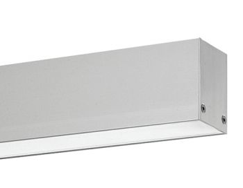 Spazio Pendant Lights TNI1410.32113.05 T-UNI Surface Opal Diffuser Modular system (accessories sold seperately) 32W Anodised 3000K