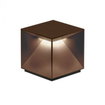 Spazio UB.360103,UB.360109 Cubox Maxi Rechargeable, Dimmable Led Table Lamp With Aluminium Body And Polycarbonate Diffuser (Multiple Colours/Finishes)