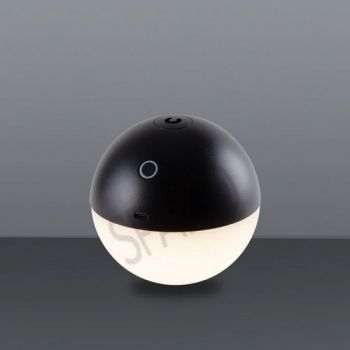Spazio UB.379602, UB.379603 Albedo 2.2W Touch dimmable, rechargeable orb with die-cast aluminium body and polycarbonate diffuser (Multiple Colours/Finishes)