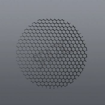 Spazio ZZ.4137.30.HC New York 30W Honeycomb reflector for use with 30W New York Spot Black