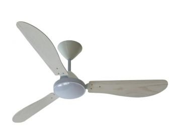Timber Fans Piccolo Satin White Ceiling Fan