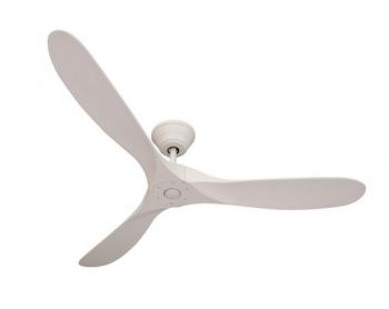 Timber Fans Sirocco Satin White With Matt White Ceiling Fan (Multiple Sizes)