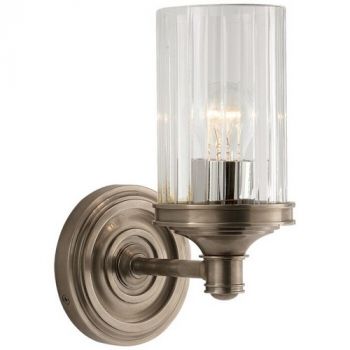 Visual Comfort WYN-AH2200BZ-CG Ava Single Sconce Bronze With Crystal