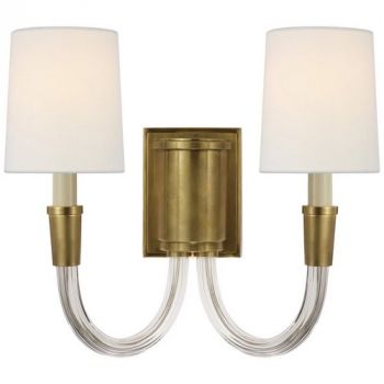 Visual Comfort WYN-TOB2033HAB-NP Vivian Double Sconce