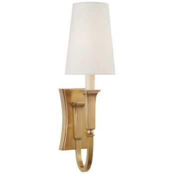 Visual Comfort WYN-TOB2272 Delphia Small Single Sconce Antique Brass E14