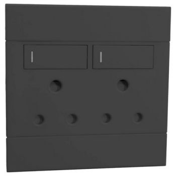 Major Tech Veti 2 2VC222 Double RSA Socket