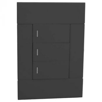 Major Tech Veti 2 2VCR121C3, 2VWR121C3 Two Way Three Lever Switch (Multiple Colours/Finishes)