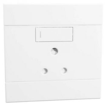 Major Tech Veti 2 2VW221 Single 16A RSA Socket White
