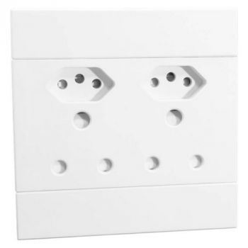 Major Tech Veti 2 2VW224 Double RSA &Amp; Double V-Slim Socket