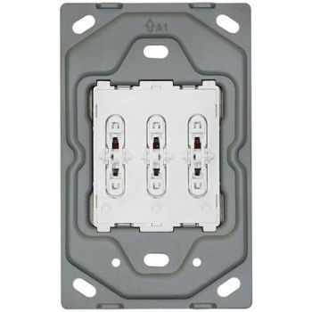Major Tech Veti 3 3V1002 Two Way 2xBell Press Monoblock Three Lever Switch