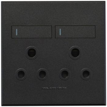 Major Tech Veti 3 3V22GG, 3V22GT, 3V22TB, 3V22TG, 3VW22 Double RSA Socket (Multiple Colours/Finishes)