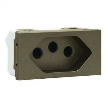 Major Tech Veti 3 3VM208BZ 16A V-Slim Socket Module (Multiple Colours/Finishes)