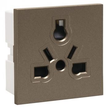 Major Tech Veti 3 3VM211BZ 16A International Socket Module (Multiple Colours/Finishes)