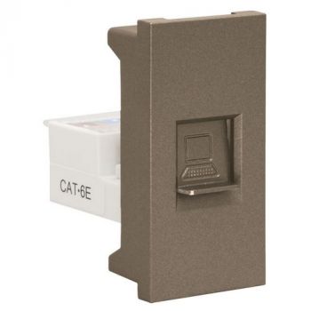Major Tech Veti 3 3VM305BZ Data RJ45 CAT 6 Socket Module (Multiple Colours/Finishes)