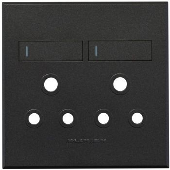 Major Tech Veti 3 3VP22GG, 3VP22GT, 3VP22TB, 3VP22TG, 3VP22WW Double RSA Socket Cover Plates (Multiple Colours/Finishes)