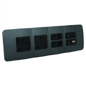 Major Tech Veti 1 OMNI3BGM USB Omni Cluster Wall Socket (Multiple Colours/Finishes)
