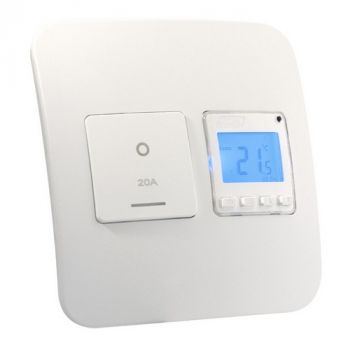 Major Tech Veti 1 THERMO1WWT Digital Thermostat With Isolator Switch (Multiple Colours/Finishes)