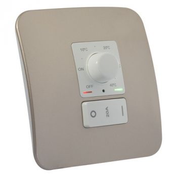 Major Tech Veti 1 THERMO2WCN Rotary Thermostat With Isolator Switch (Multiple Colours/Finishes)