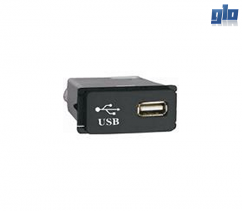 Major Tech Veti 1 V209BK USB Socket Outlet (1A, 5V) - Black