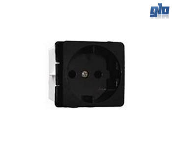 Major Tech Veti 1 V210BK 16A Schuko Socket Outlet (SANS Spec) - Black