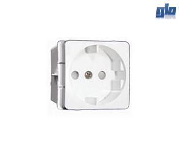 Major Tech Veti 1 V210WT 16A Schuko Socket Outlet (SANS Spec) -White