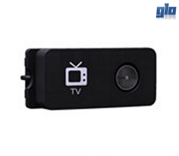 Major Tech Veti 1 V301BK, V301WT TV Socket Outlet (F-Type Connection) - (Multiple Colours/Finishes)