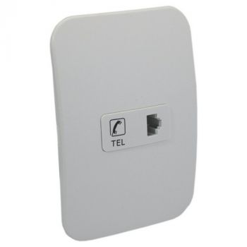 Major Tech Veti 1 V304CWWT, V304CWCN, V304CWSV Telephone Socket Outlet (Multiple Colours/Finishes)