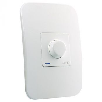 Major Tech Veti 1 V4014RWWT, V4014RWSV, V4014RWCN Rotary Dimmer With Locator (Multiple Colours/Finishes)